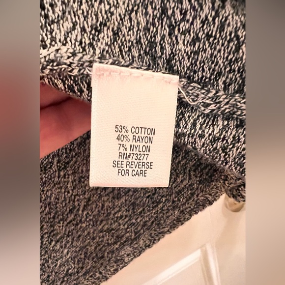 Apt 9 Large Gray Long Lightweight Cardigan/Sweater - Picture 5 of 6